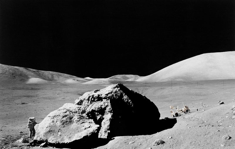 Astronaut on the moon